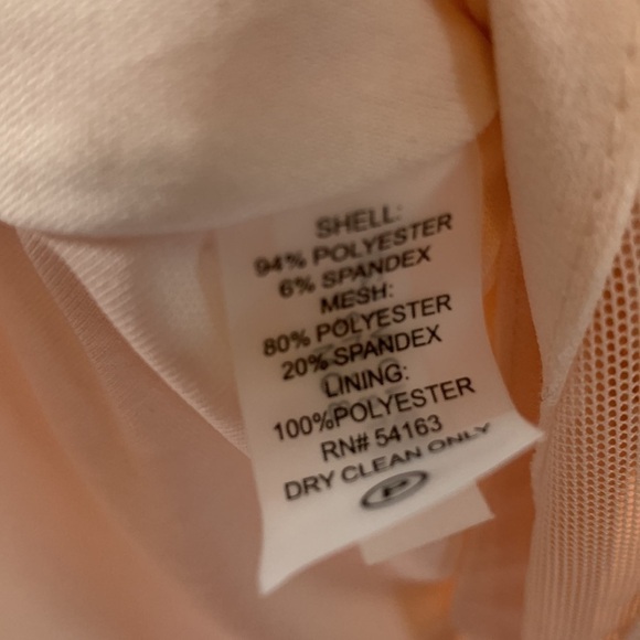 NEW! Calvin Klein Fit & Flare Petite Pink Evening Dress Size 6P - Picture 14 of 17